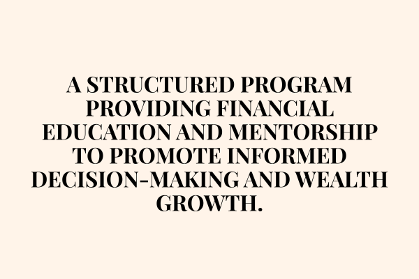 financial education and mentorship financial education and mentorship